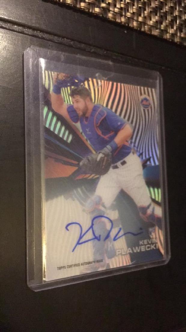 Kevin Plawecki Topps Tek auto (1 of 1)