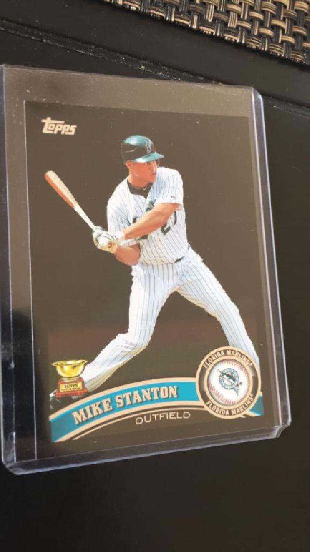 Mike Giancarlo Stanton 2011 Topps Black SP (1 of 2)