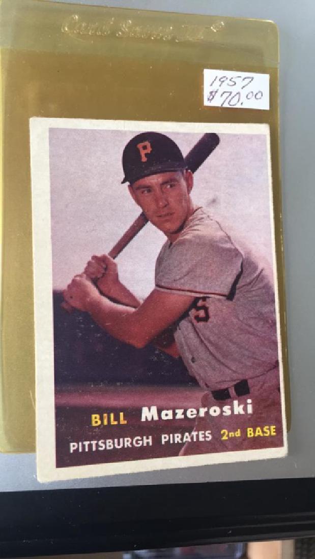 Bill Mazeroski 1957 Topps Nice Shape (1 of 2)