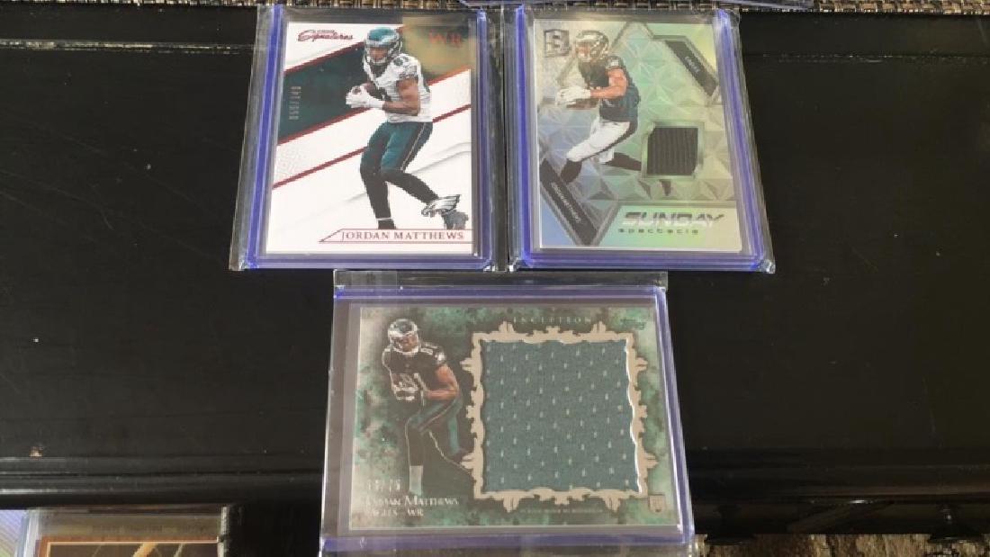 Jordan Matthews jersey RC card jumbo patch SP (1 of 4)