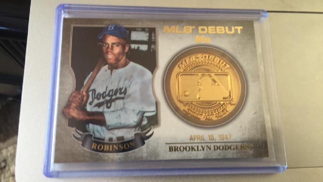 Jackie Robinson 2016 Topps MLB Debut Medallion (1 of 2)