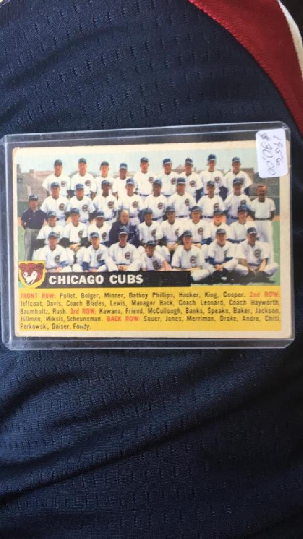 1956 Topps Chicago Cubs team card lot (1 of 2)