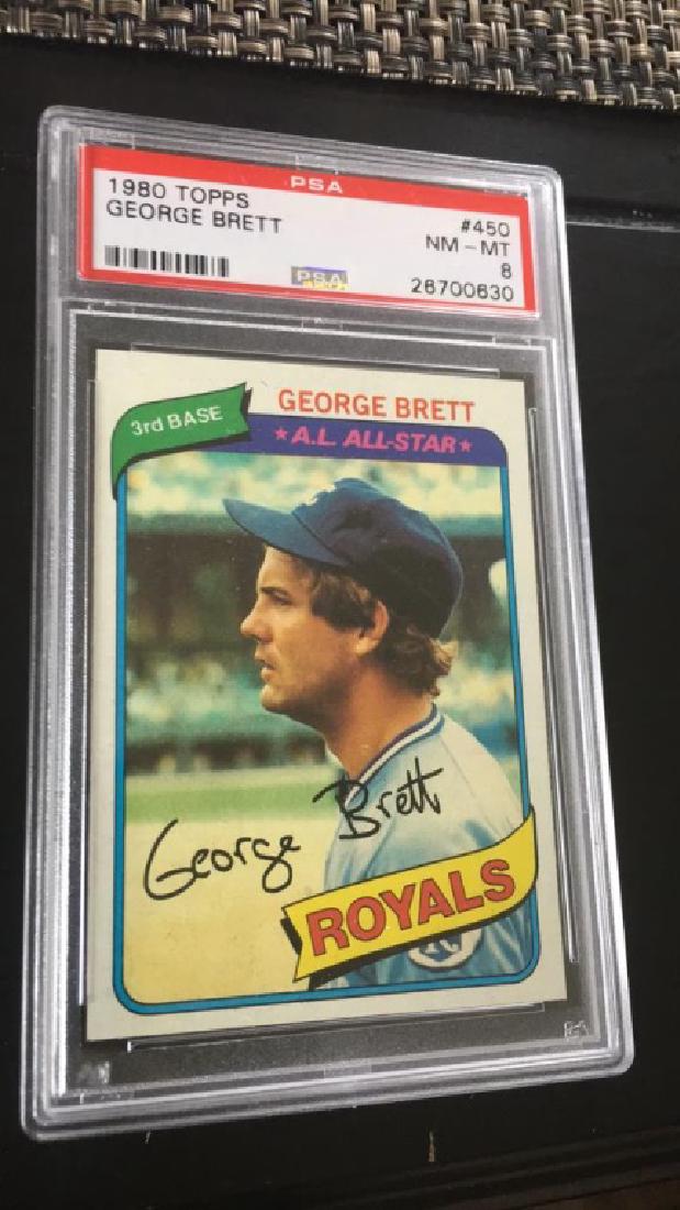 1980 Topps George Brett PSA 8 (1 of 2)