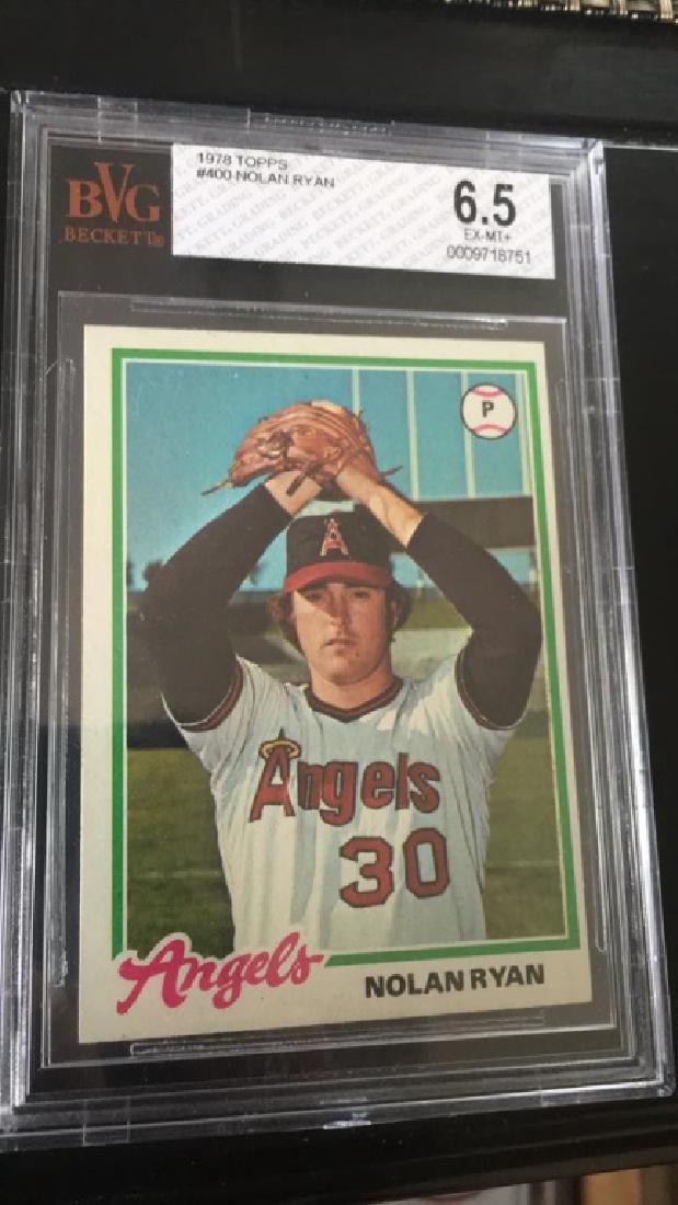 Nolan Ryan 1978 Topps BVG Graded 6 (1 of 2)