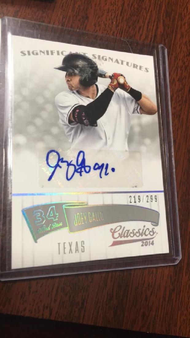 Joey Gallo 2014 Classics auto /299 (1 of 2)