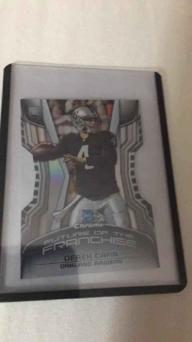 Derek Carr 2014 bowman chrome future of the (1 of 2)
