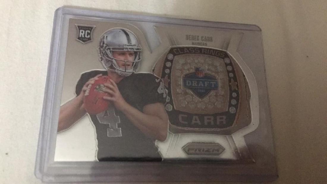 Derek carr 2014 prizm class rings diecut rookie (1 of 2)