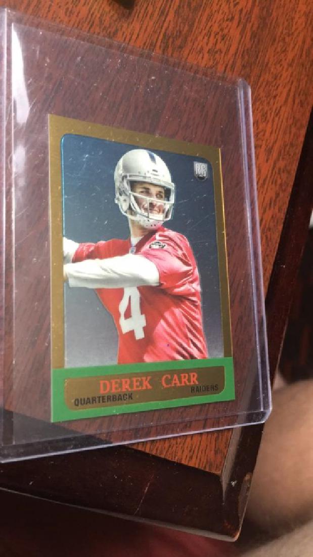 Derek Carr 2014 Topps chrome mini RC #7 (1 of 2)