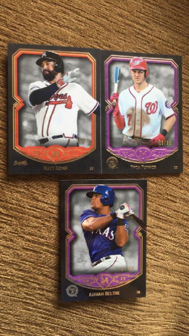 2017 Topps museum SP lot Trea Turner /99 Beltre (1 of 2)
