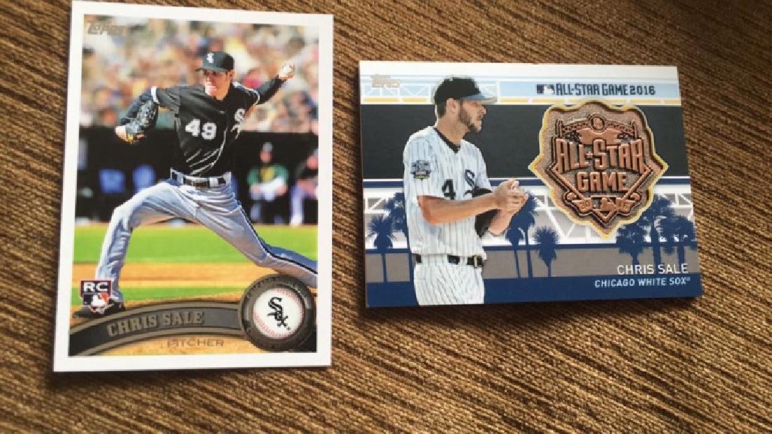 Chris Sale 2017 Topps All star medallion +-2011 (1 of 2)
