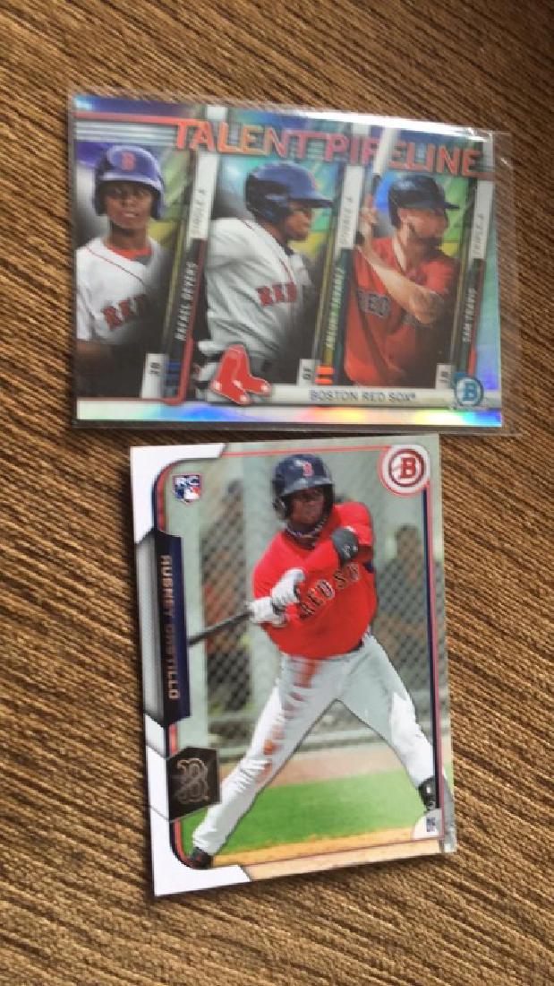 Boston Red Sox talent pipeline 2017 Bowman chrome (1 of 2)