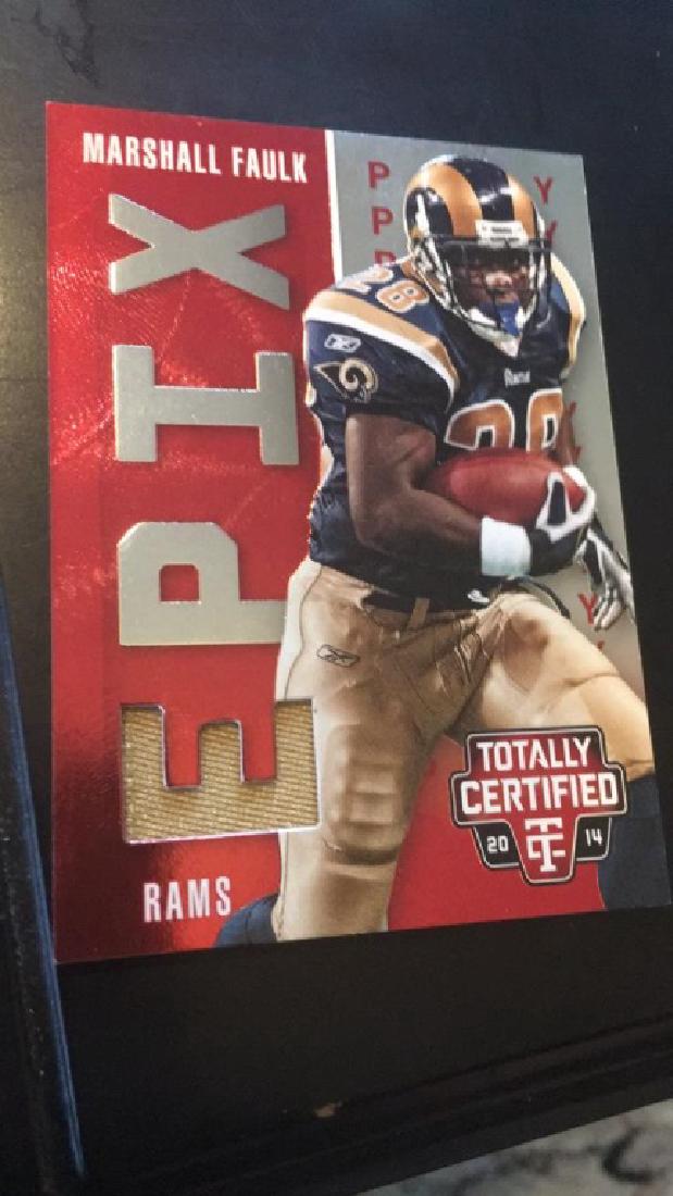 Marshall fox totally certified 2014 Epix jersey: card
