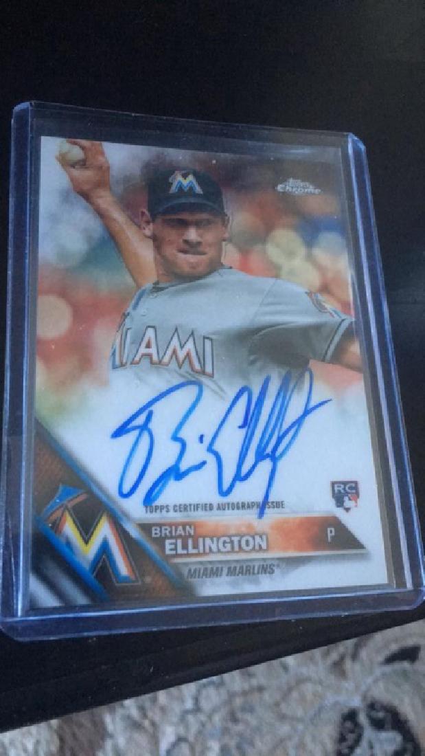 Brian Ellington Topps chrome auto RC (1 of 1)