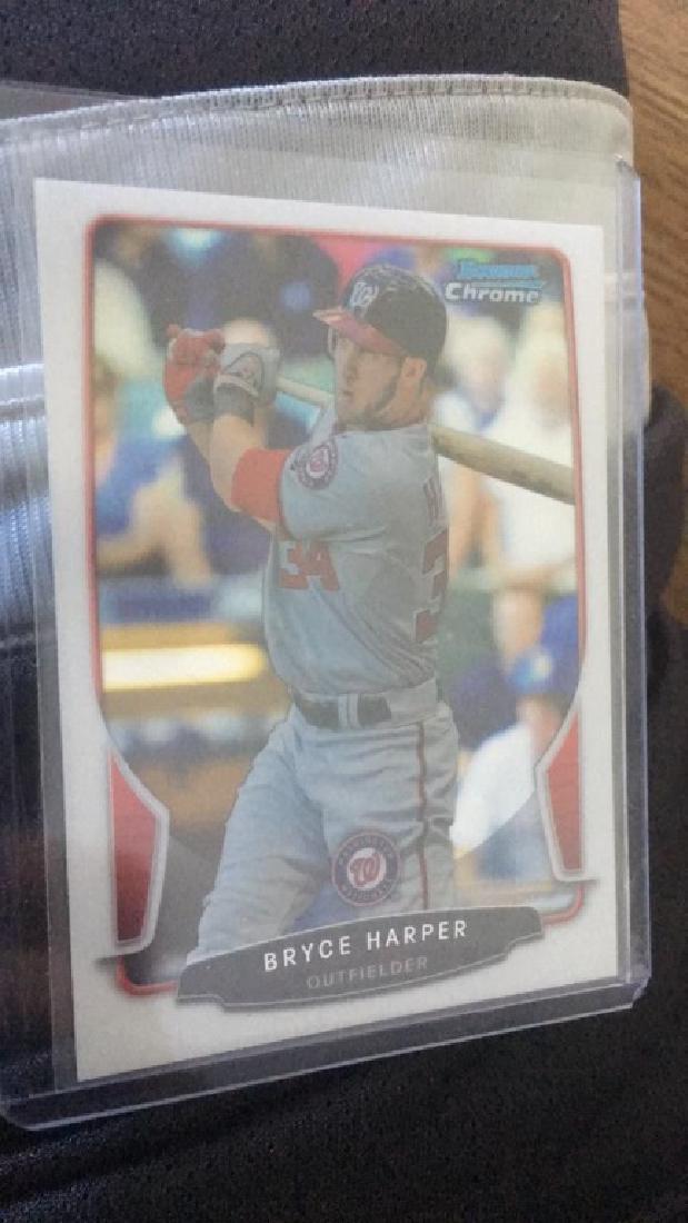 Bryce Harper 2013 bowman chrome (1 of 2)