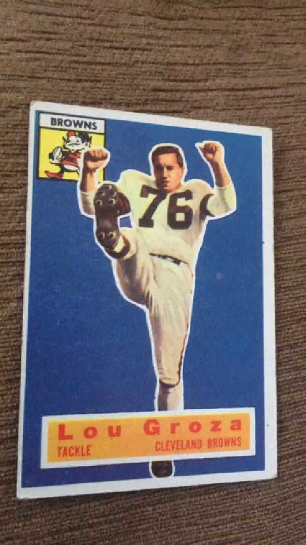 Lou Groza 1950's vintage card (1 of 2)
