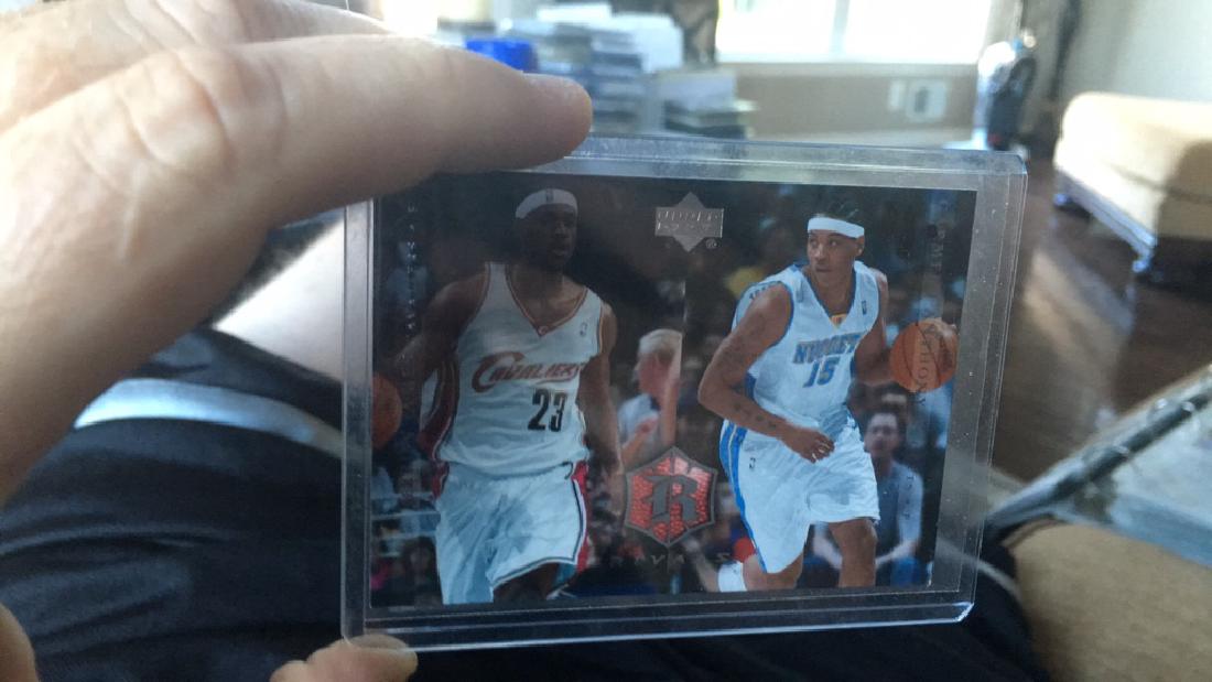LeBron James Carmelo Anthony upperdeck rivals (1 of 2)