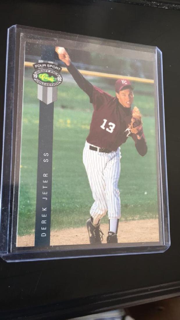 Derek Jeter 1992 classic four sport RC (1 of 2)