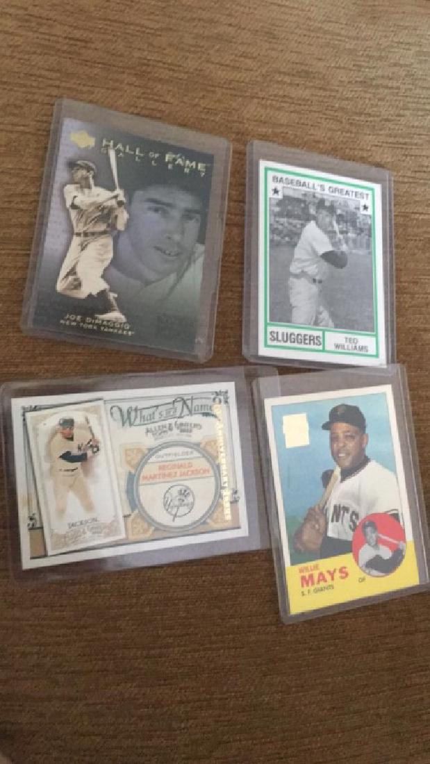 Reggie Jackson Joe DiMaggio Ted Williams Willie (1 of 3)
