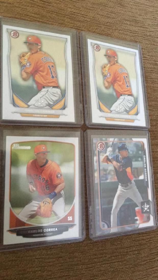 Carlos Correa 4 card RC lot (1 of 3)