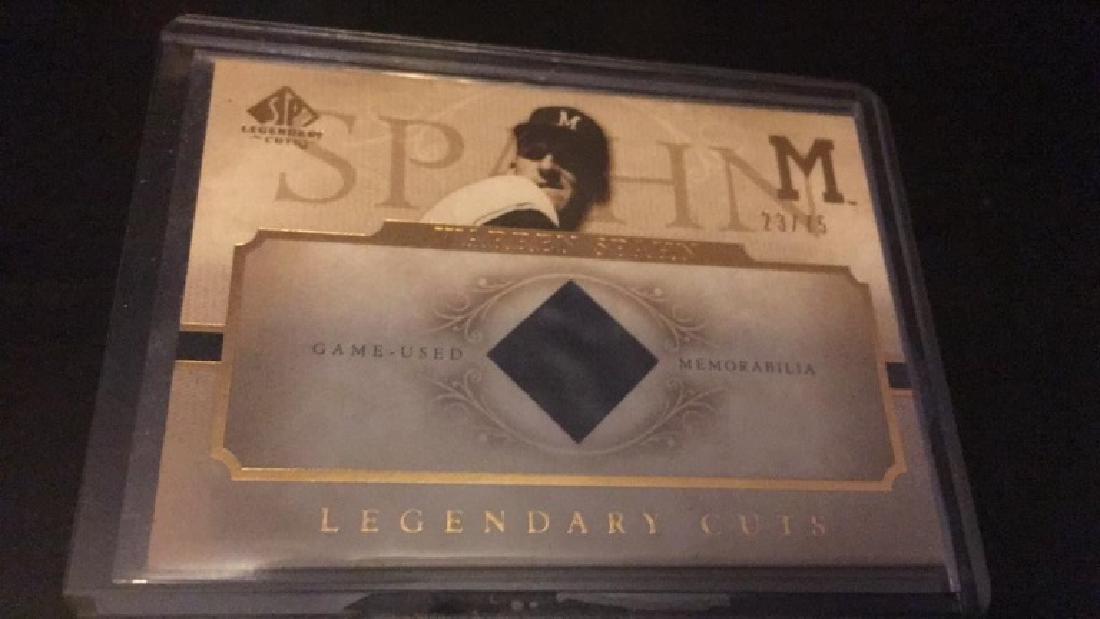 Warren Spahn 2005 sp legendary cuts jersey: Warren Spahn 2005 sp legendary cuts jersey