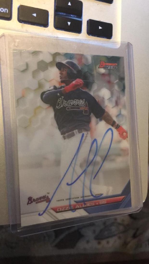Ozzie Albies finest RC auto (1 of 2)