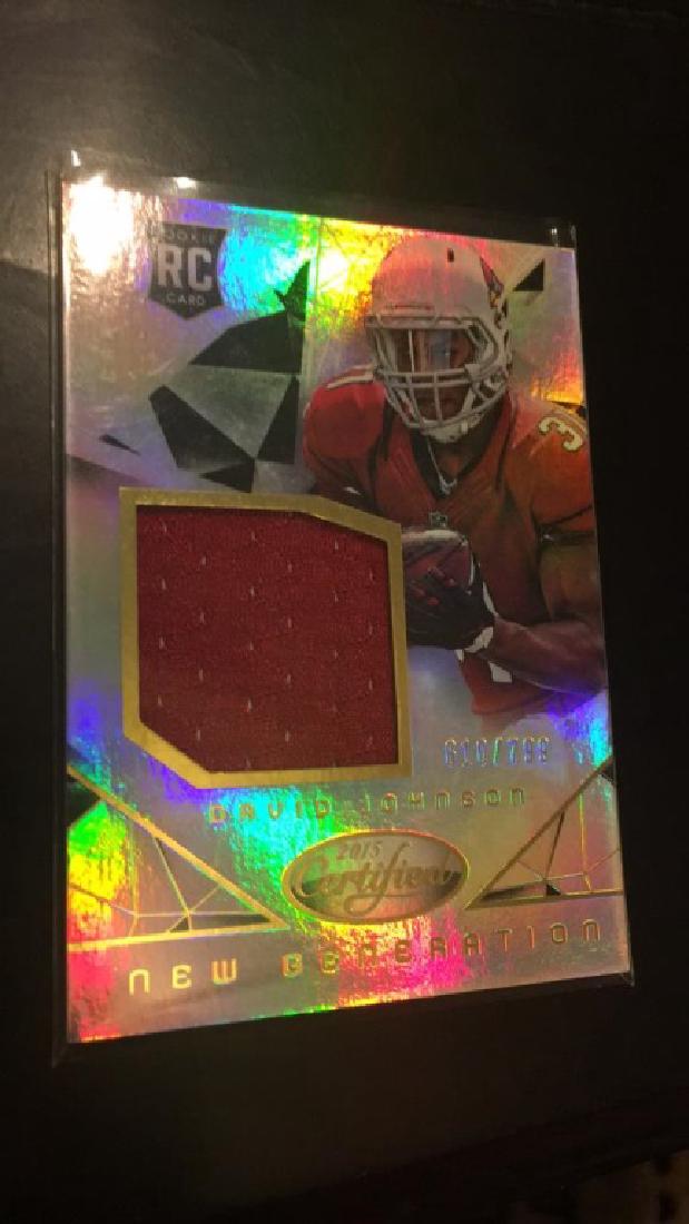 David Johnson certified RC jersey: David Johnson certified RC jersey