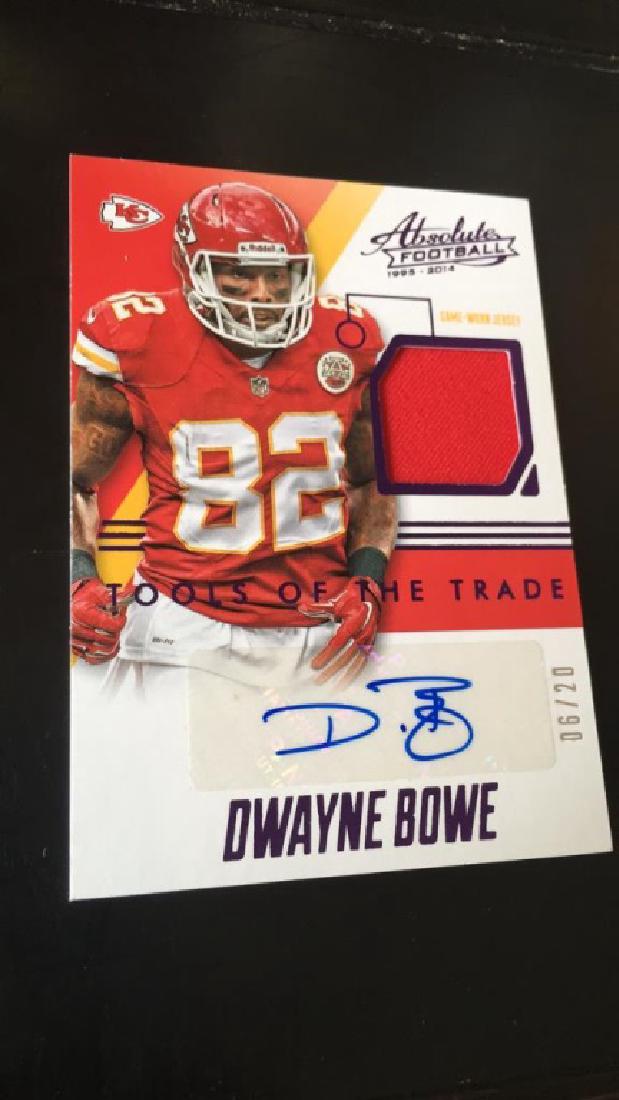 Dwayne Bowe 2014 absolute patch auto (1 of 1)