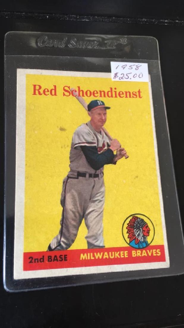 Red Schoendienst 1958 Topps (1 of 2)