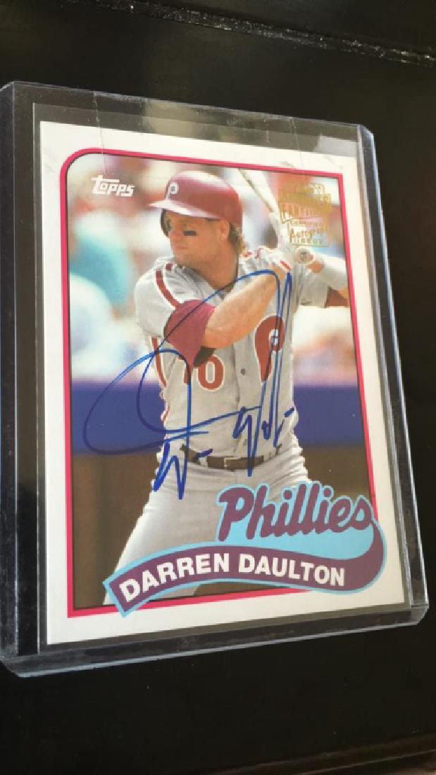 Darren Daulton 2014 Topps archives auto (1 of 2)