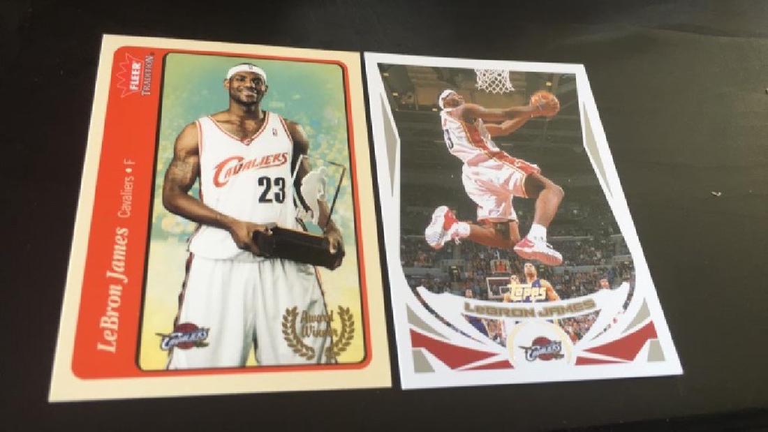 Lebron James 2 card lot with award winner (1 of 1)