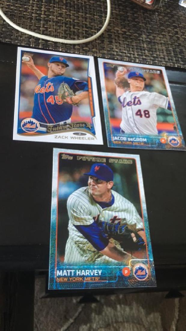 New York Mets rookie lot Matt Harvey Jacob deGrom: Zach Wheeler