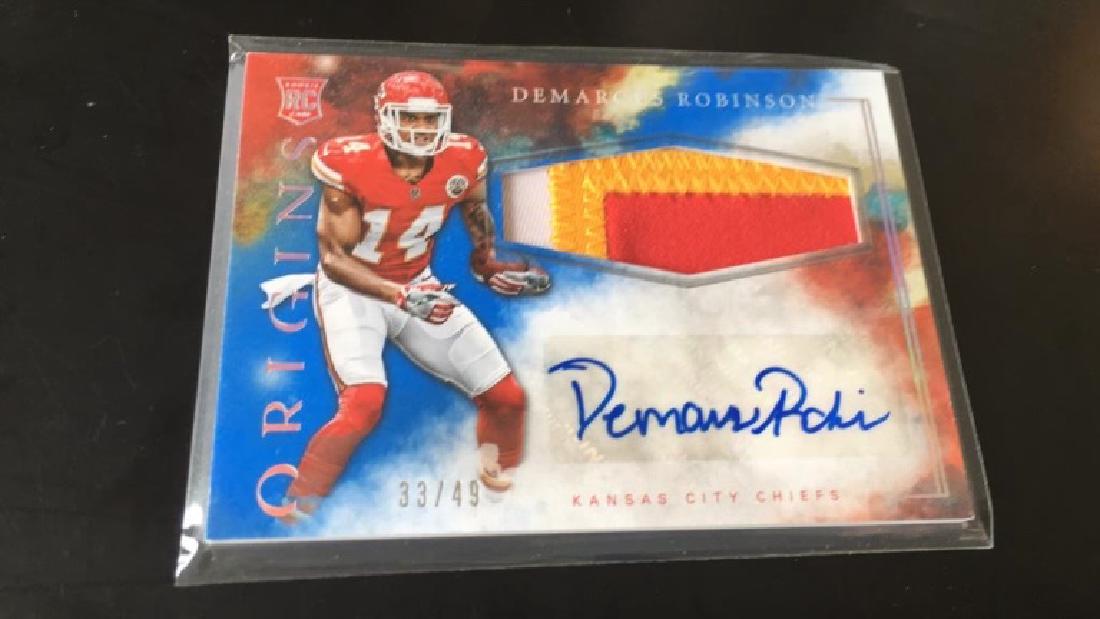 Demarcus Robinson 2016 Origins 3 color patch auto (1 of 1)