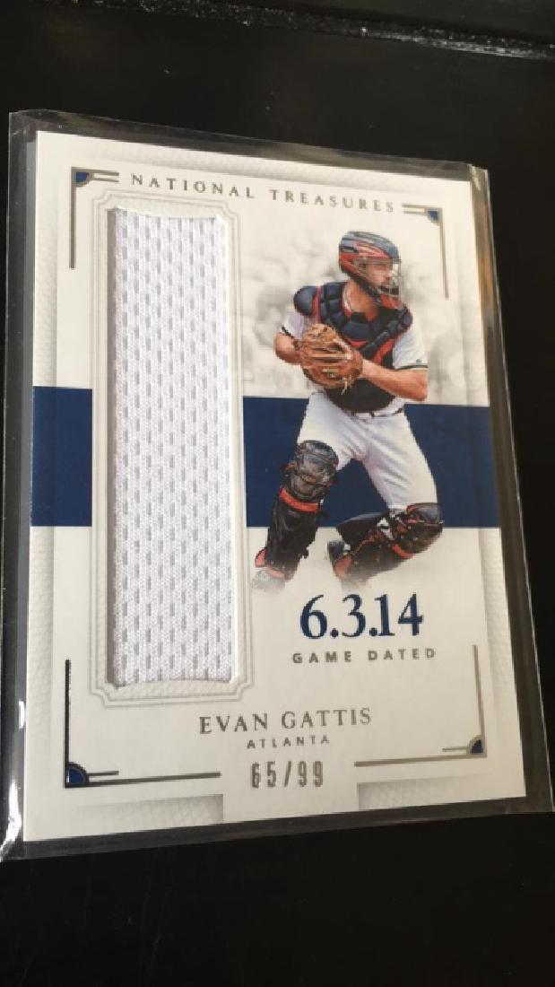 Evan Gattis 2016 national treasures patch /99 (1 of 1)