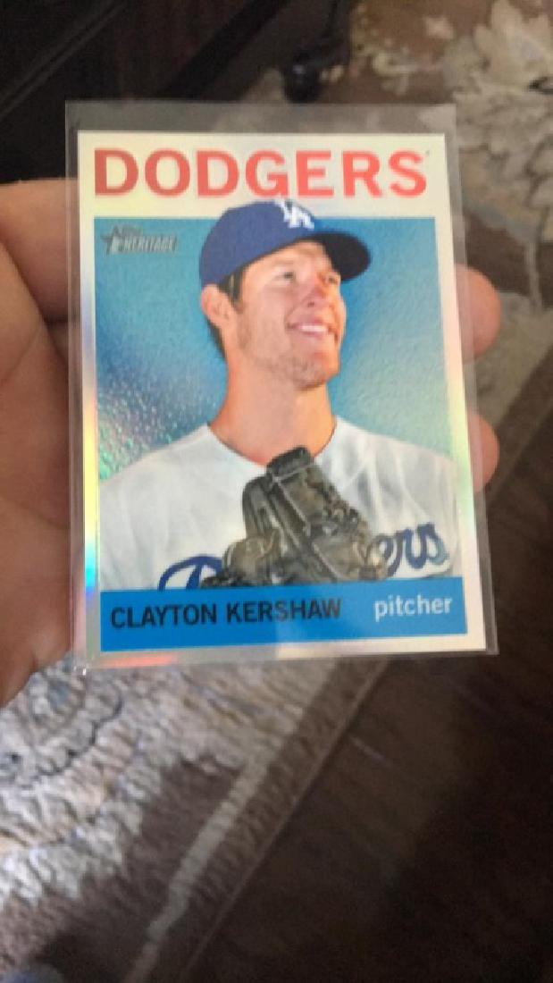 Clayton Kershaw 2013 Topps heritage chrome SP (1 of 3)