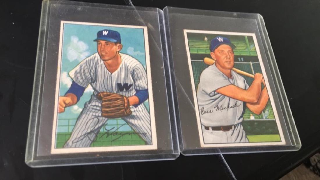 1952 Bowman Vintage lot: Cass Michaels and Joe (1 of 2)