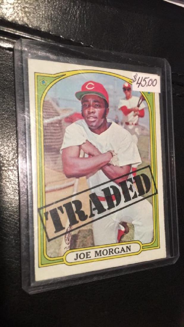 Joe Morgan 1972 Topps Traded hi number (1 of 2)