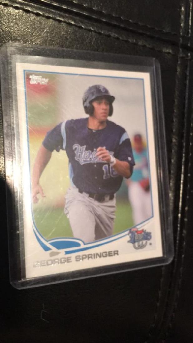 George Springer 2013 Topps pro debut RC (1 of 2)