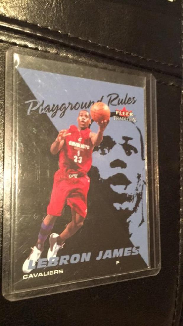Lebron James Fleer 2003 playground rules RC (1 of 1)
