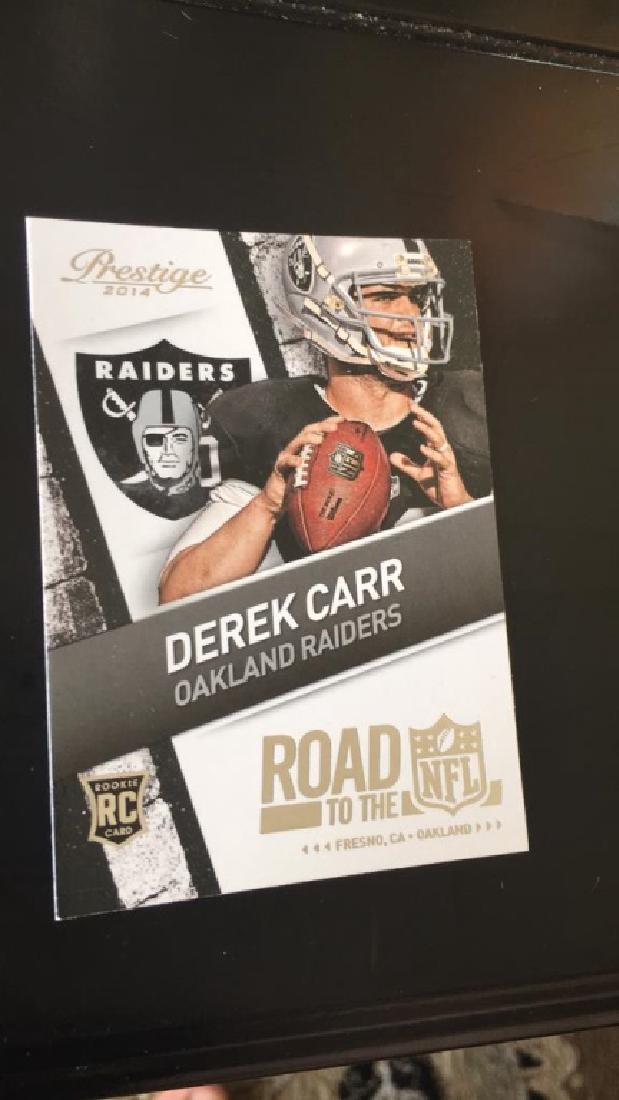 Derek Carr Prestige 2014 Road to the NFL RC (1 of 2)