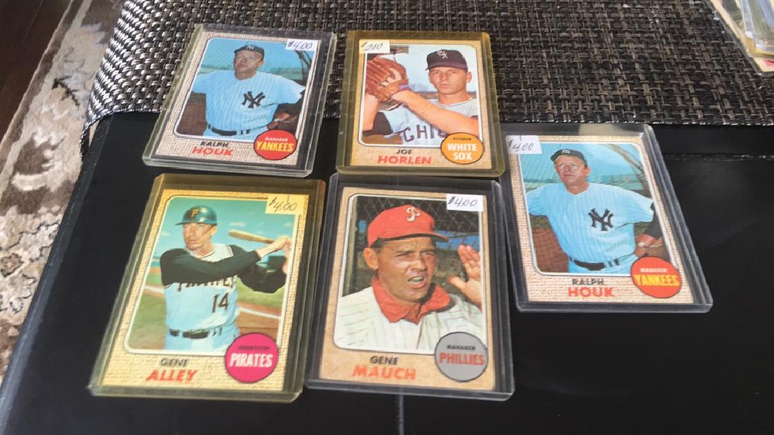 1968 Topps 5 card lot (1 of 1)