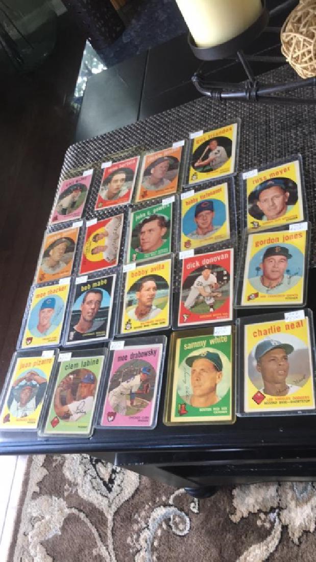 1959 Topps 19 card Lot: real nice lot (1 of 5)