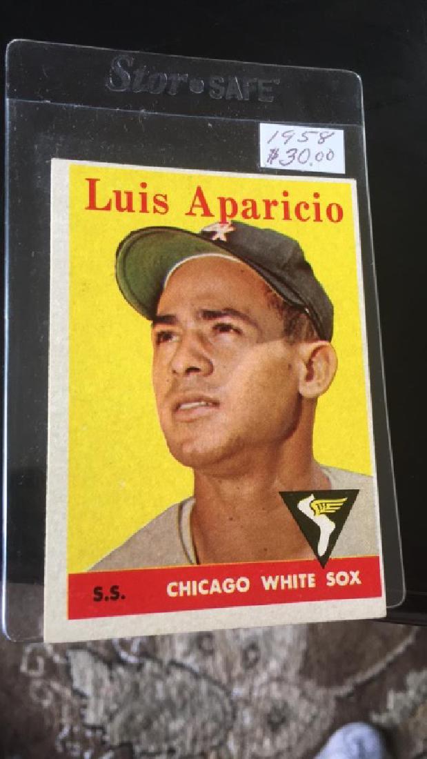 Luis Aparicio 1958 Topps in real nice shape (1 of 2)