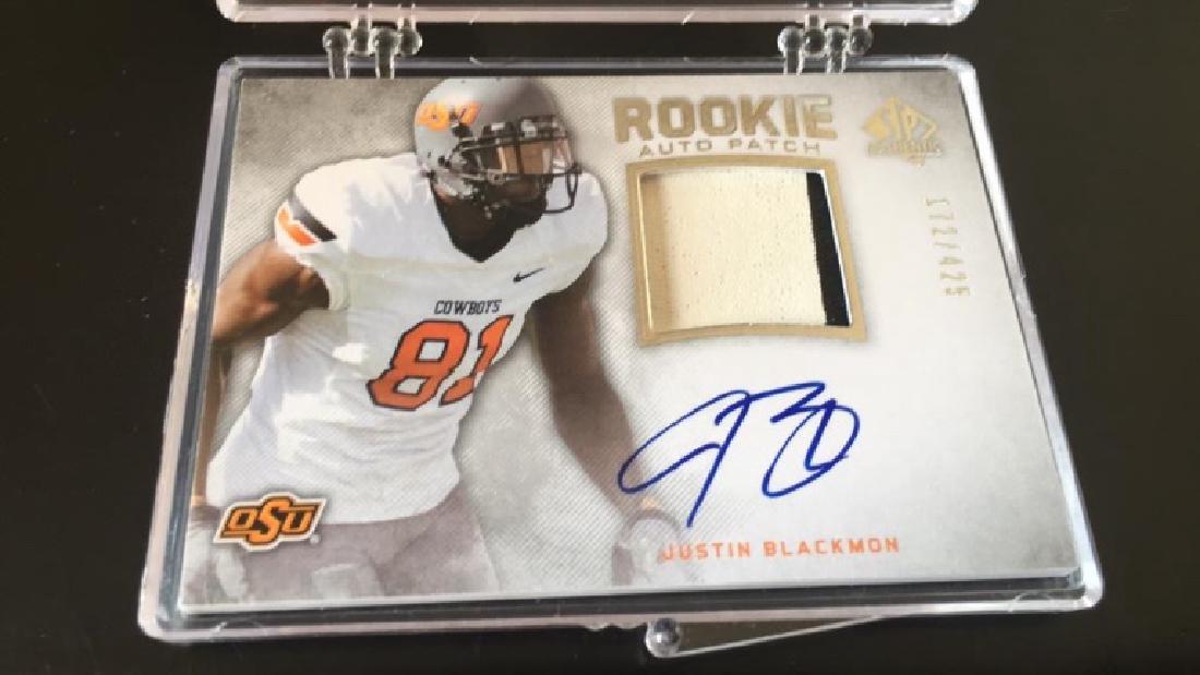Justin Blackmon so authentic rookie auto patch (1 of 1)