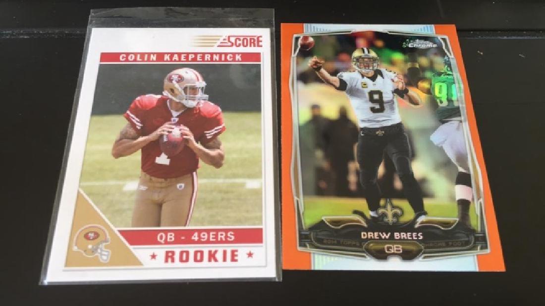 Colin Kaepernick RC and Drew Bree's Topps chrome (1 of 1)