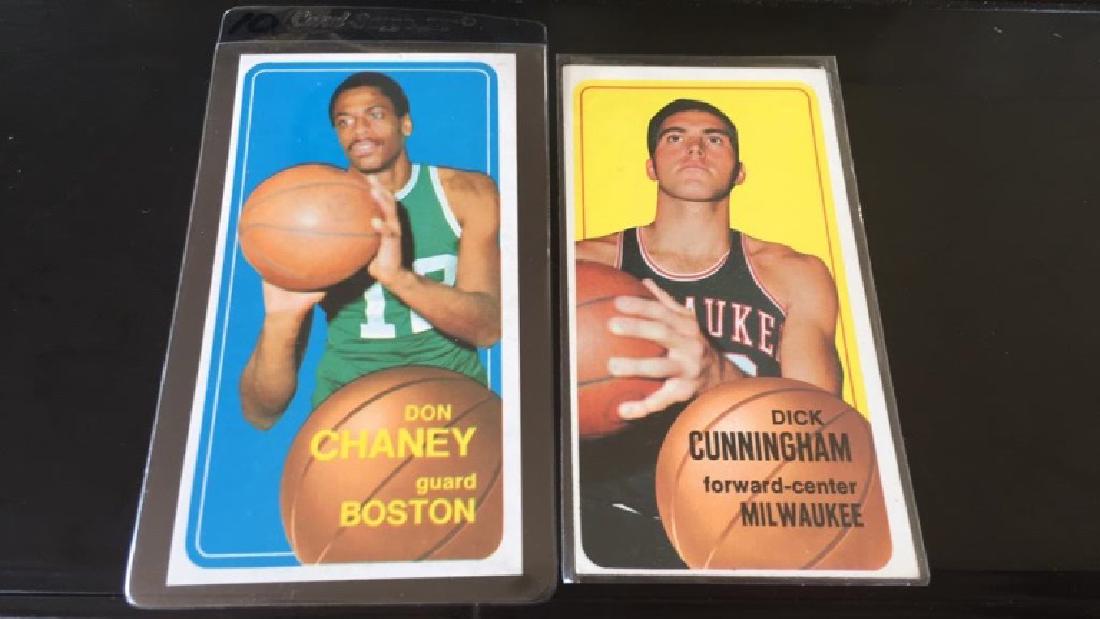 1970 Topps Basketball Don Chaney and Dick: Cunningham