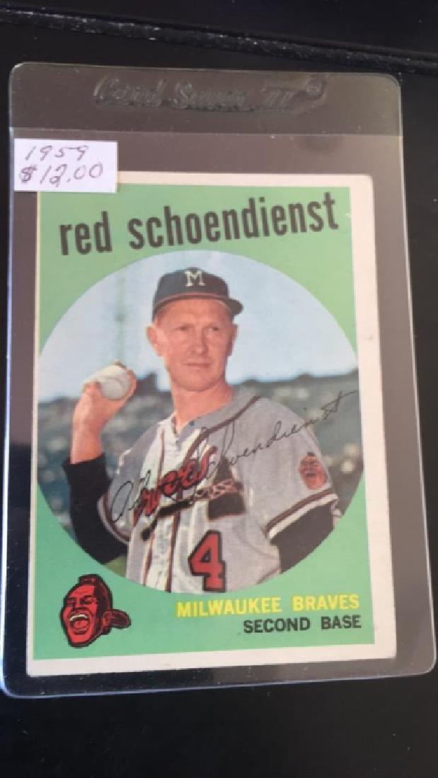 1959 Topps Red Schoendienst (1 of 2)