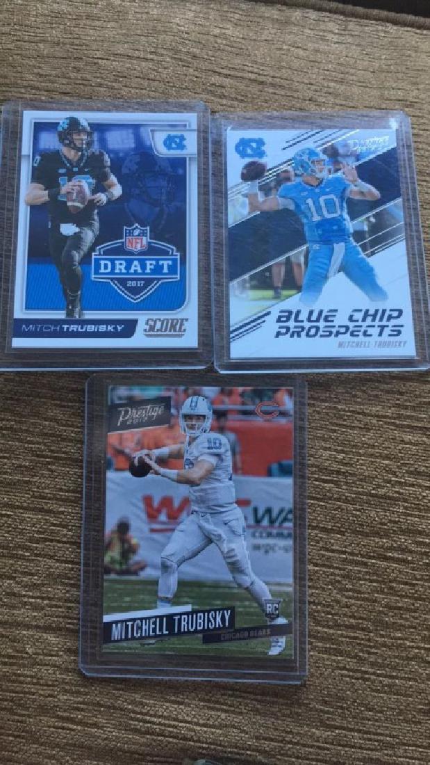 Mitchell Trubisky 3 card RC lot (1 of 1)