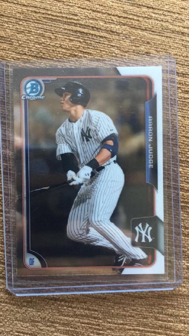 Aaron Judge 2015 Bowman chrome RC (1 of 2)