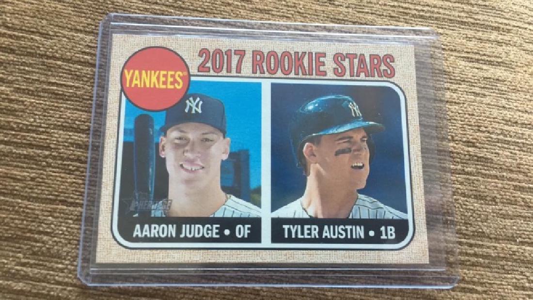 2017 Topps Heritage Rookie Stars Aaron Judge and (1 of 2)