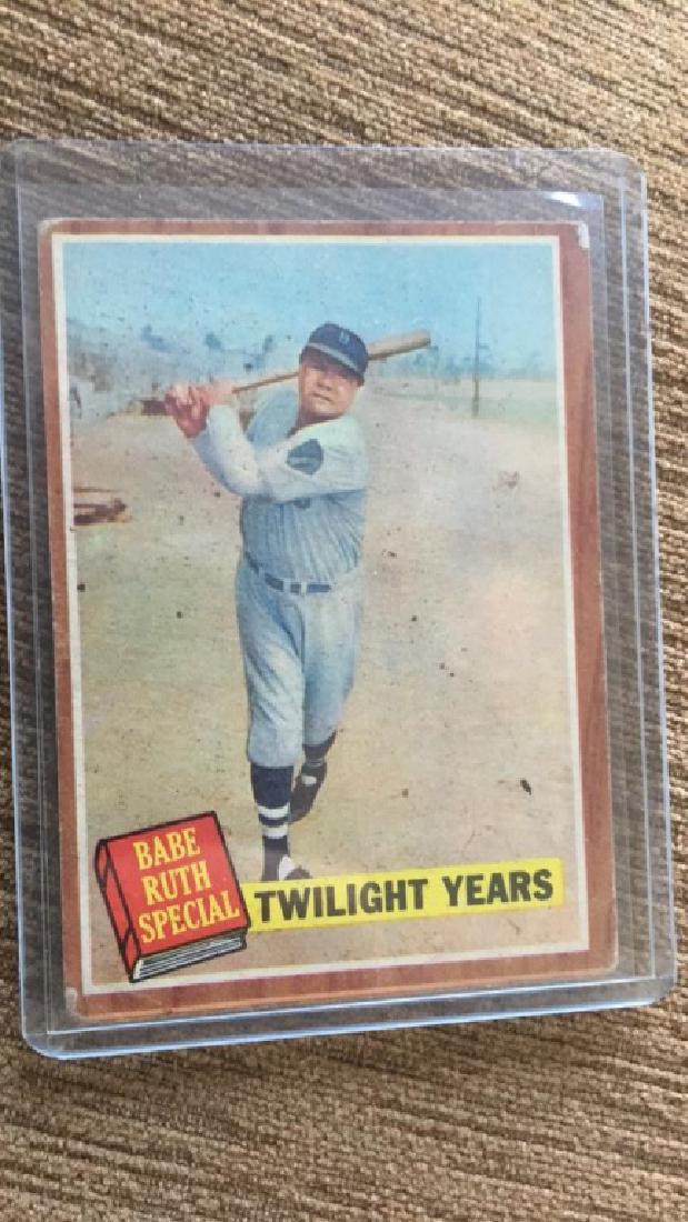 Babe Ruth 1962 Topps Twilight Years (1 of 2)